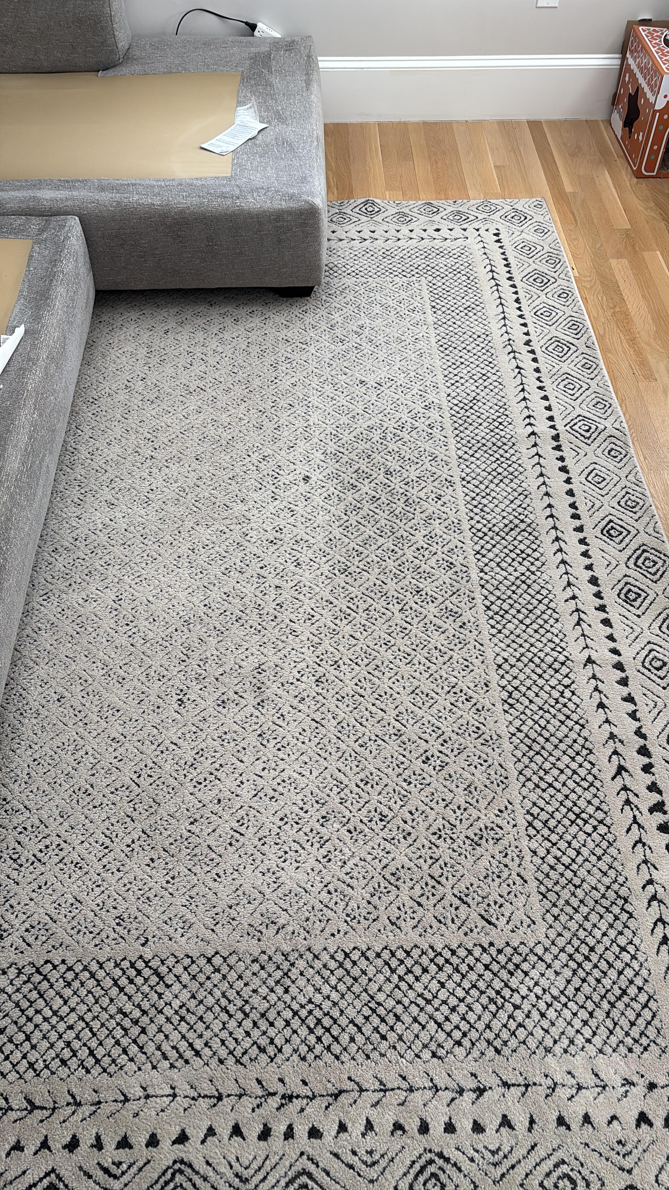 Basement carpet — professional clean